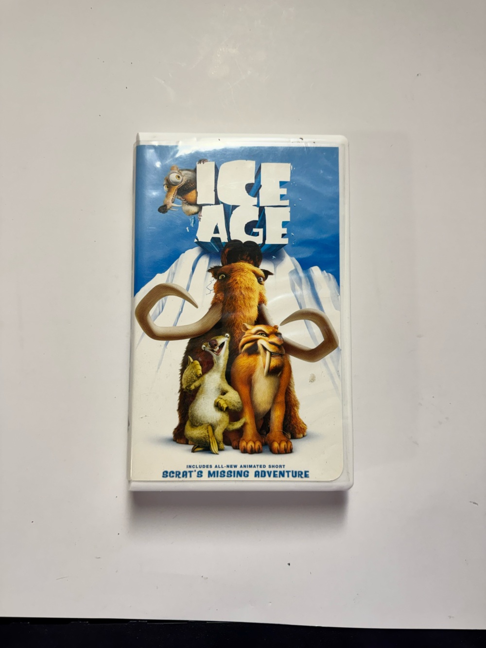 Ice Age VHS Tape (2002 20th Century Fox Animated Movie / Hard Case Edition)